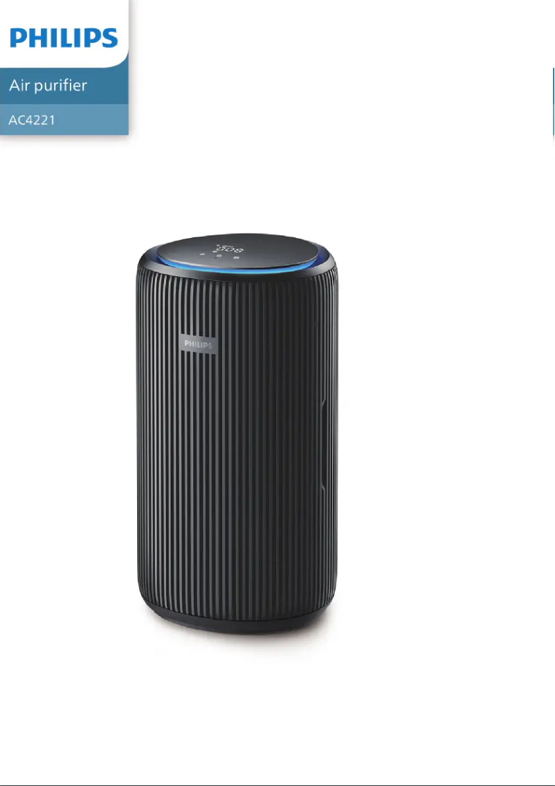 Image de la première page du manuel de l'appareil AC4221