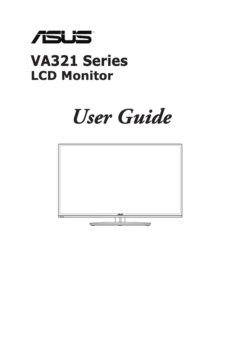 Page n°1 - Manuel utilisateur Asus VA321N-W