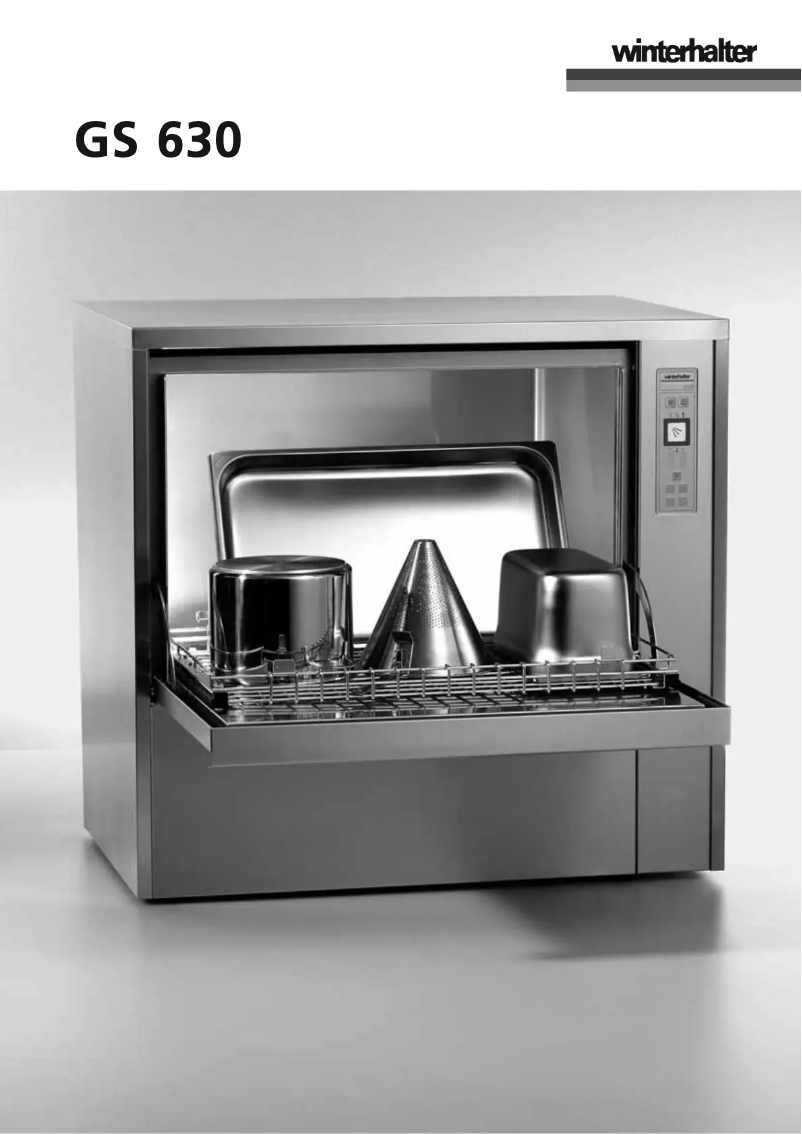 Image de la première page du manuel de l'appareil GS 630