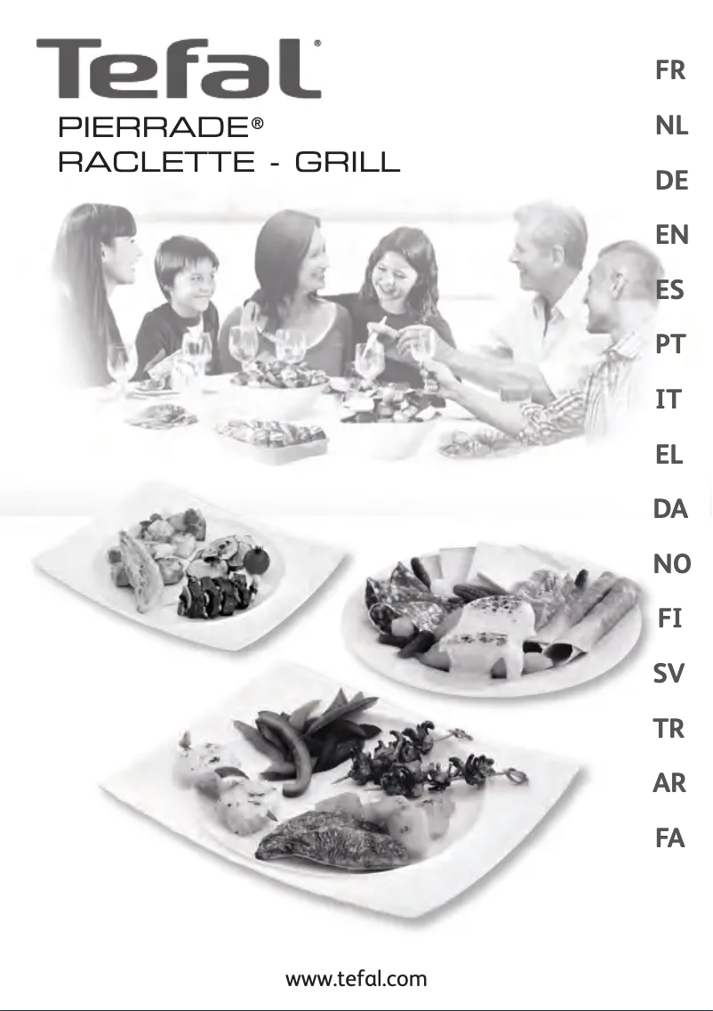 Page 1 de la notice Manuel utilisateur Tefal Pierrade PI131O