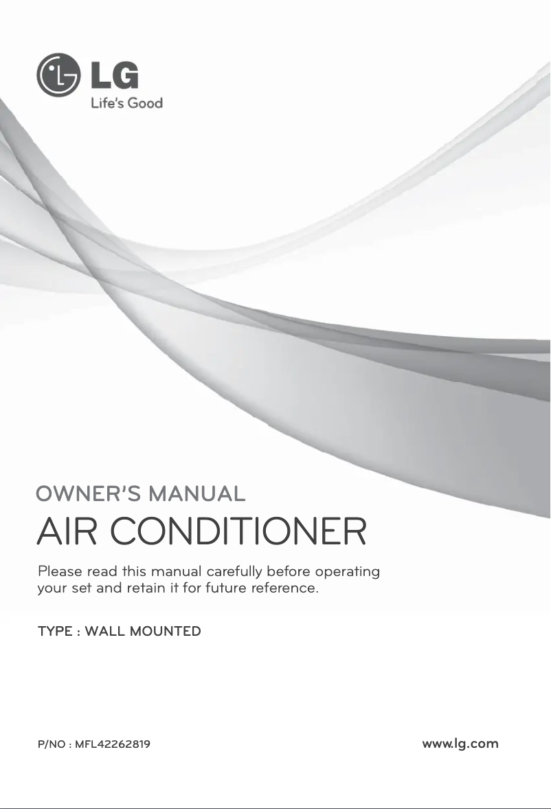 Page n°1 - Manuel utilisateur LG R18AWN-NC9