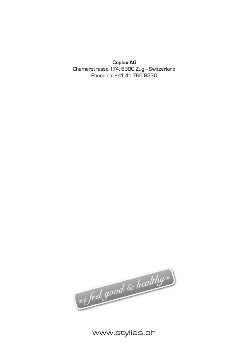 Image de la première page du manuel de l'appareil CARINA