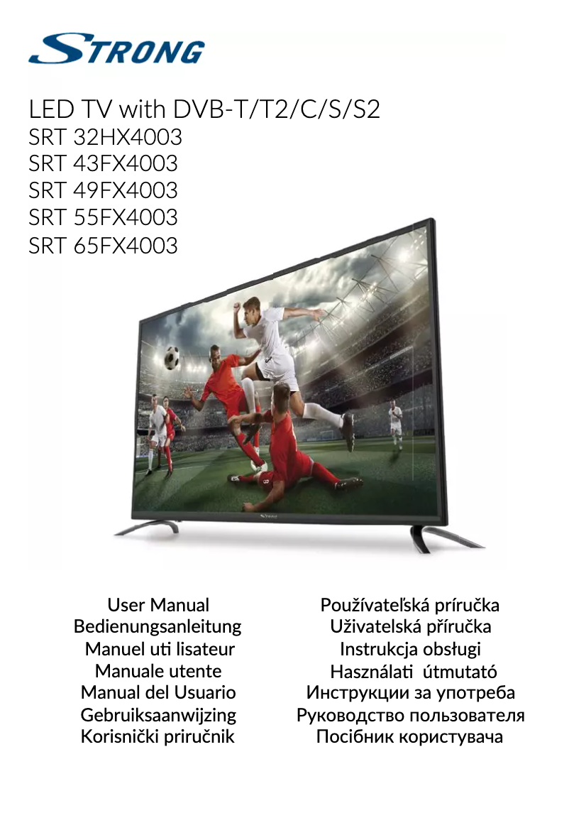 Page n°1 - Manuel utilisateur Strong SRT 55FX4003