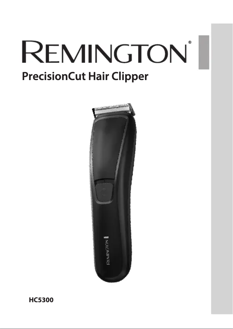 Page n°1 - Manuel utilisateur Remington HC5300