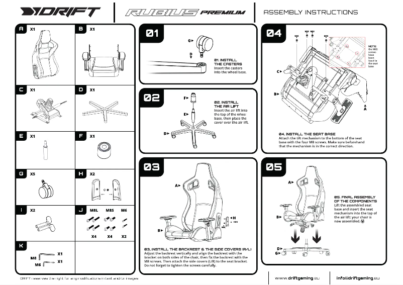 Imagen de la primera página del manual del dispositivo DR750