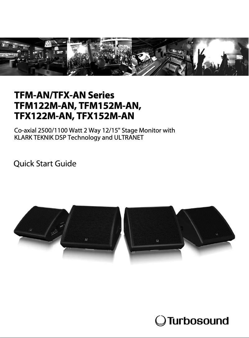 Page n°1 - Manuel utilisateur Turbosound TFX122M-AN
