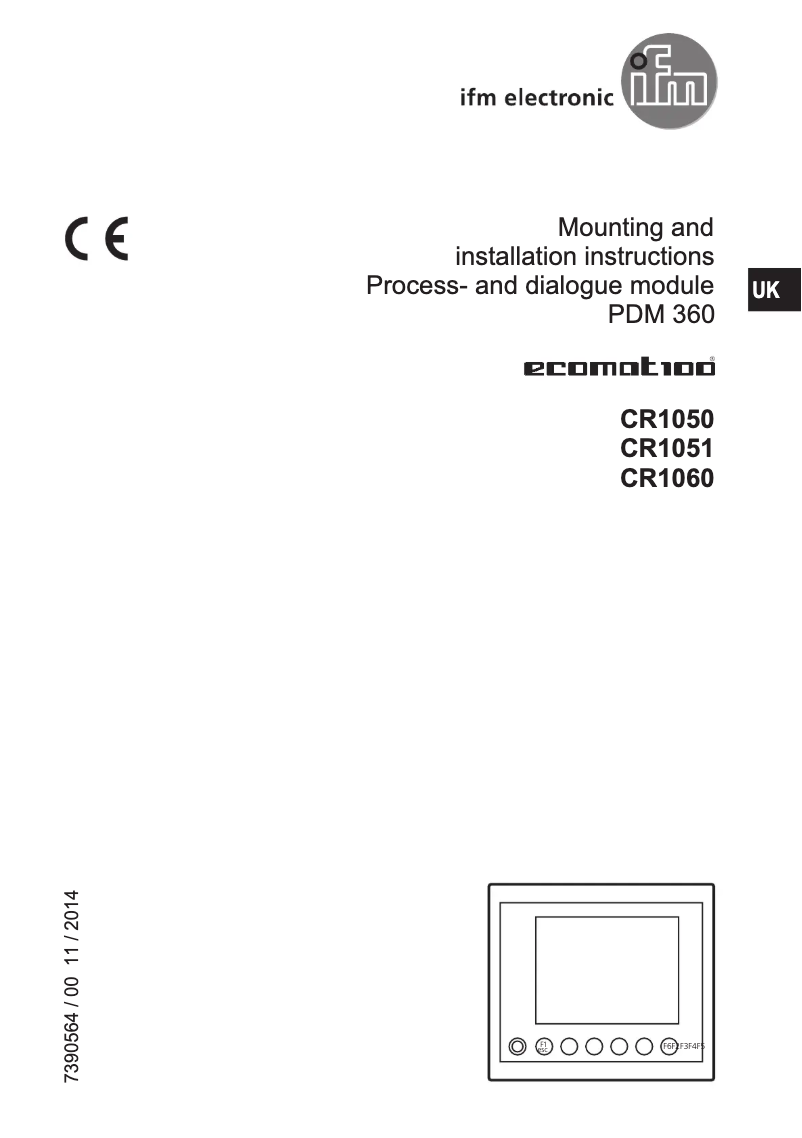 Image de la première page du manuel de l'appareil EC2077