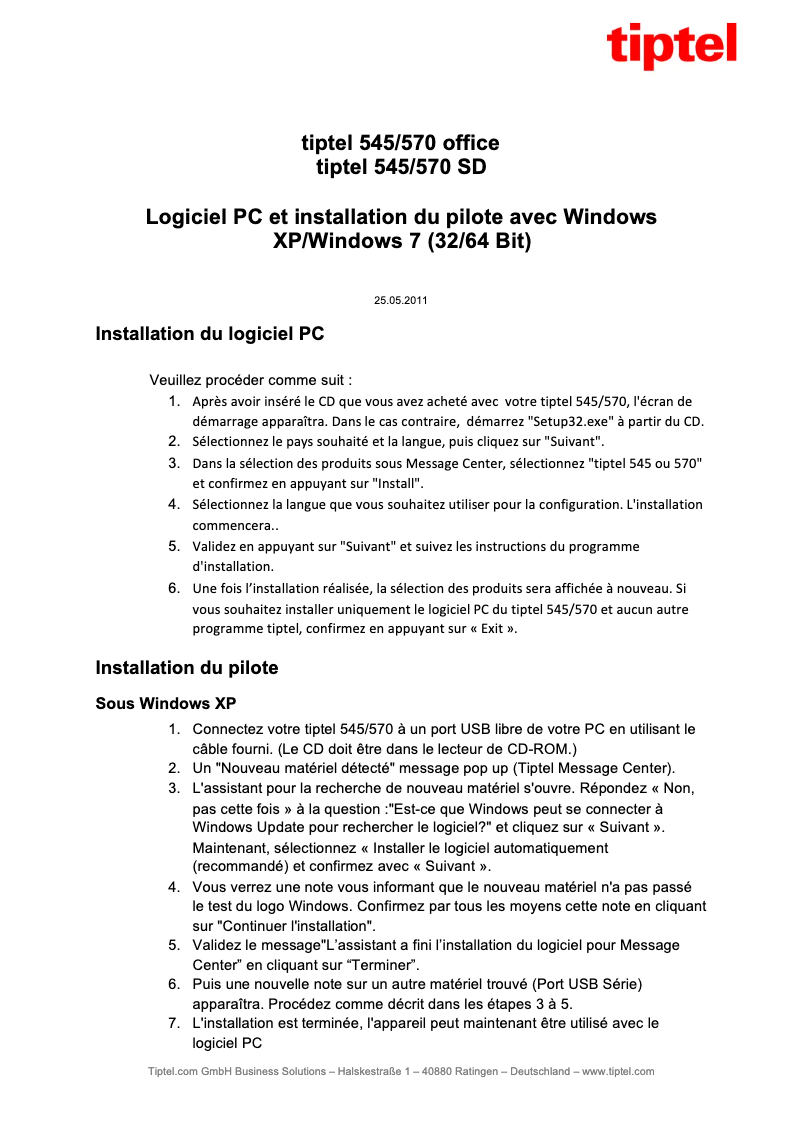 Image de la première page du manuel de l'appareil 570 SD