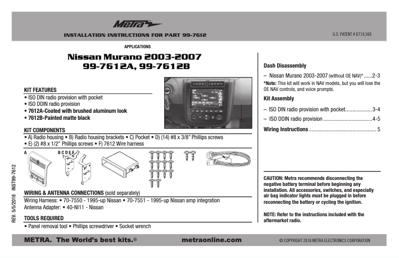 Page 1 de la notice Manuel utilisateur AXESS 99-7612A