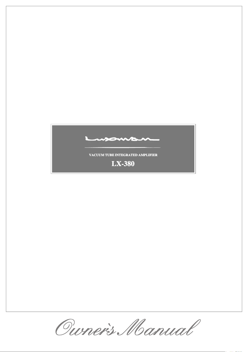 Image de la première page du manuel de l'appareil LX-380