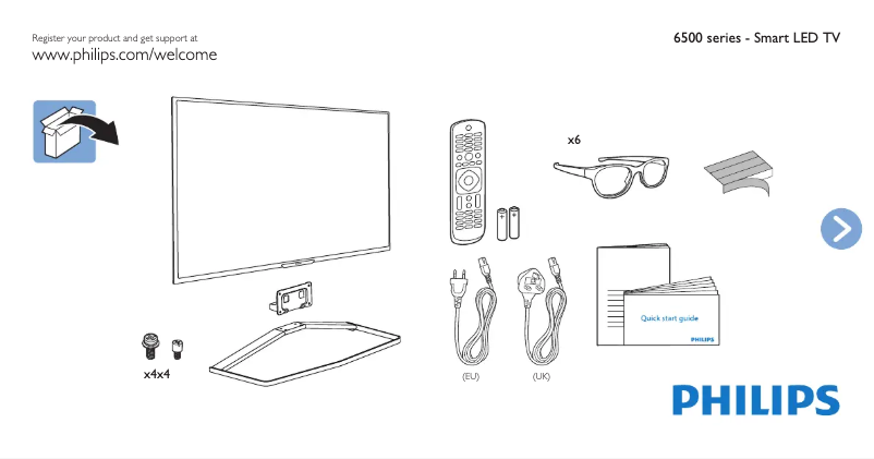 Image de la première page du manuel de l'appareil 55PFT6569