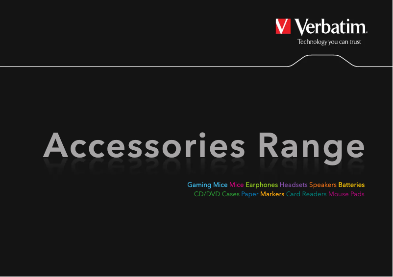 Page n°1 - Manuel utilisateur Verbatim Mini Optical Travel Mouse USB/PS2