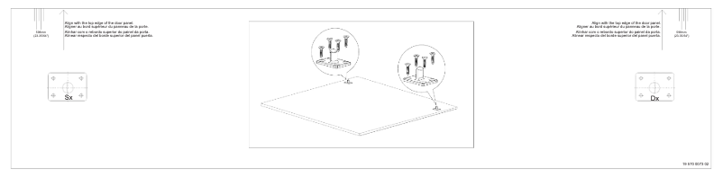 Page 1 de la notice Guide d'installation Smeg STU8612