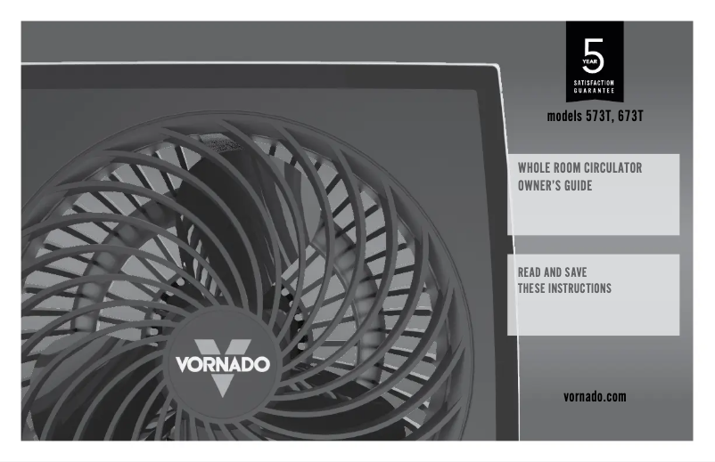 Página 1 del manual Manual de usuario Vornado 673T