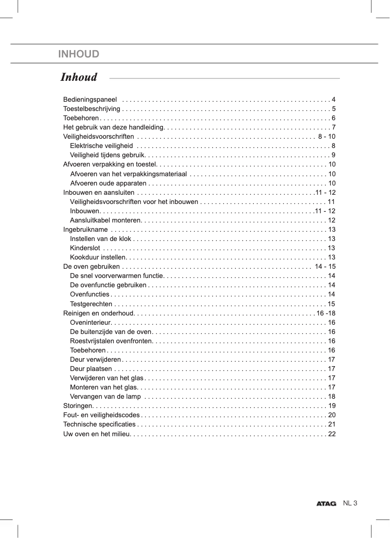 Image de la première page du manuel de l'appareil OX6411BUU