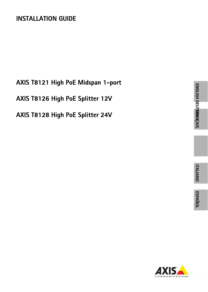 Image de la première page du manuel de l'appareil T8121