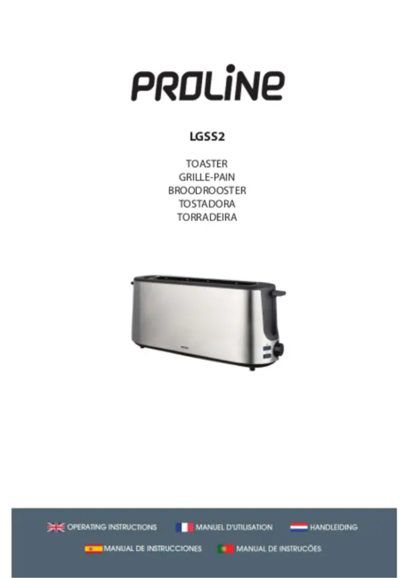 Page n°1 - Manuel utilisateur Proline LGSS2