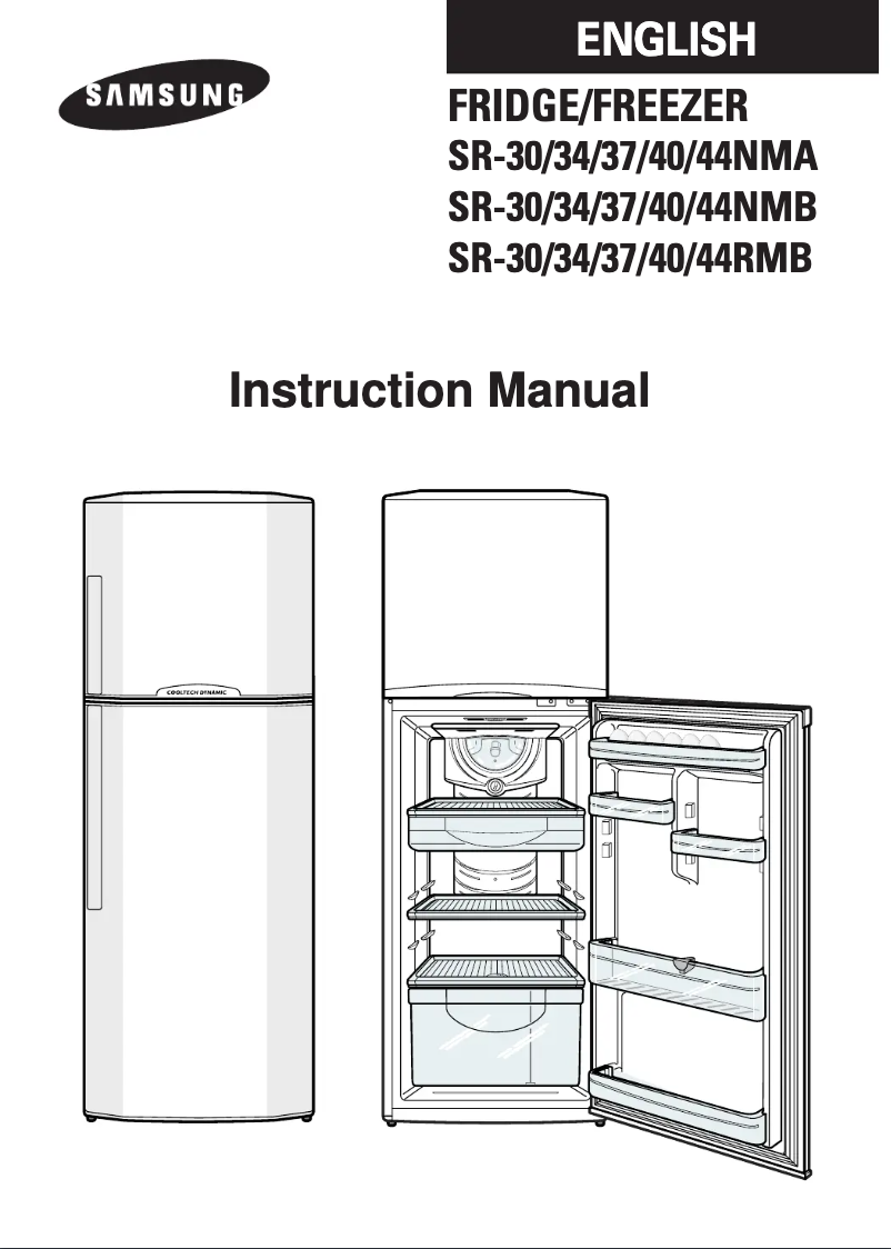 Page n°1 - Manuel utilisateur Samsung SR-37RMB