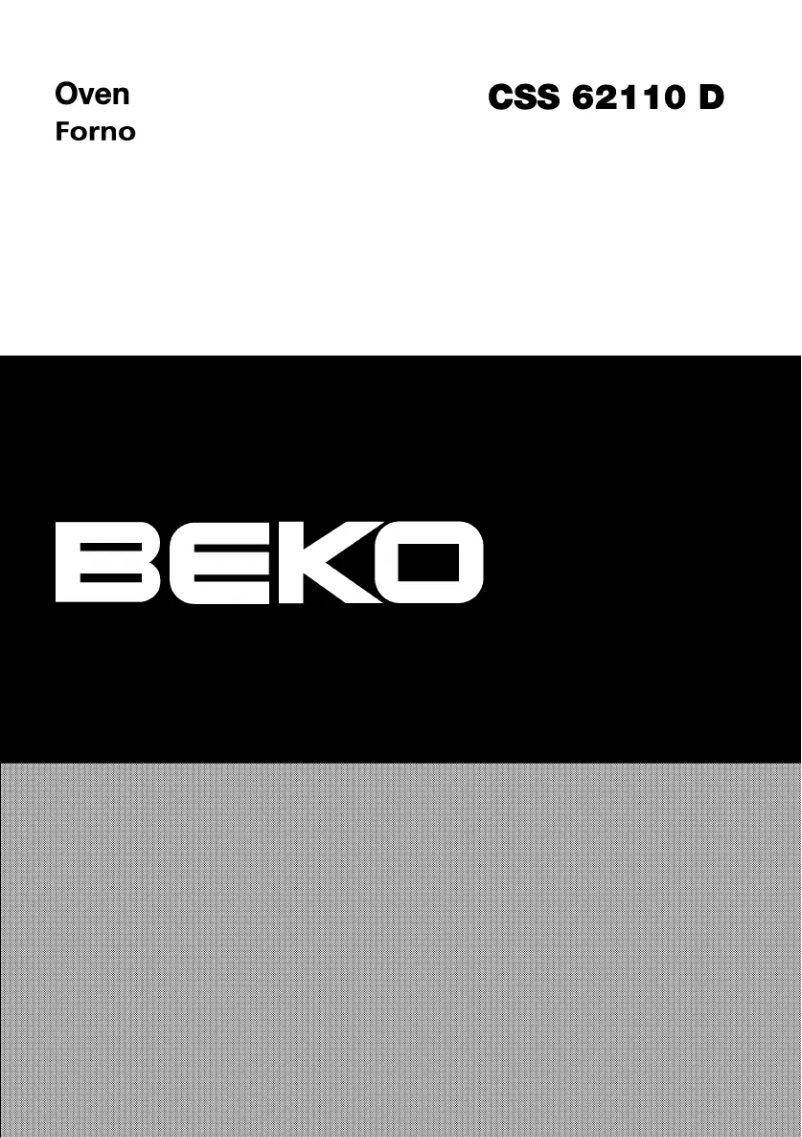 Page 1 de la notice Manuel utilisateur Beko CSS 62110 DW