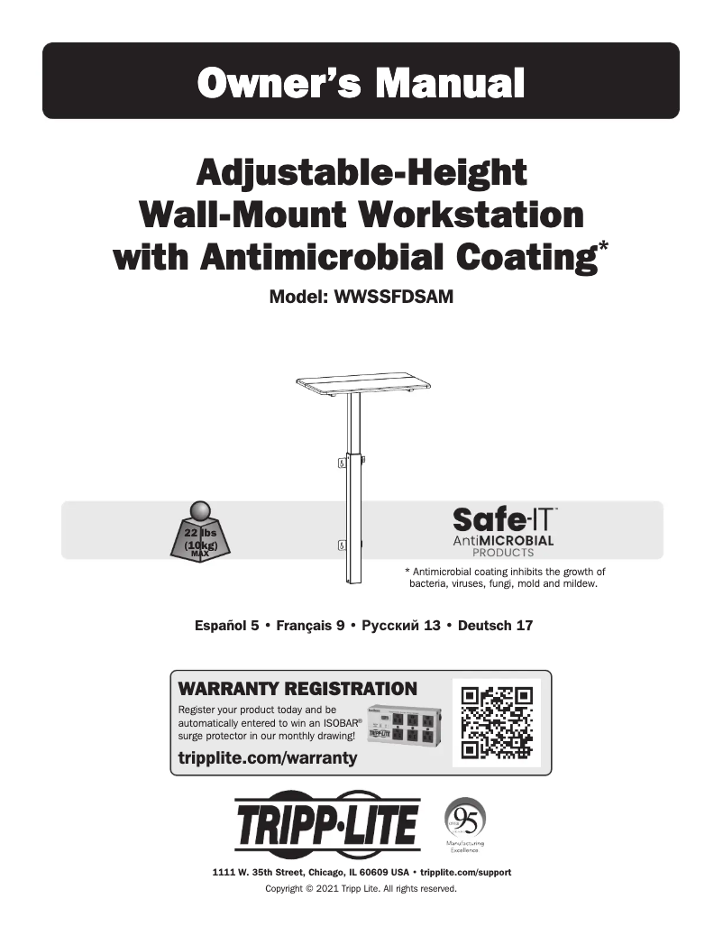Image de la première page du manuel de l'appareil WWSSFDSAM