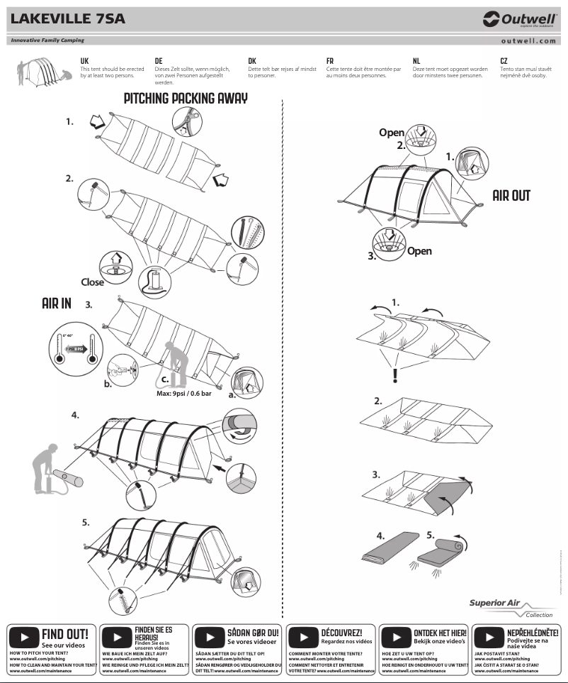 Image de la première page du manuel de l'appareil Lakeville 7SA