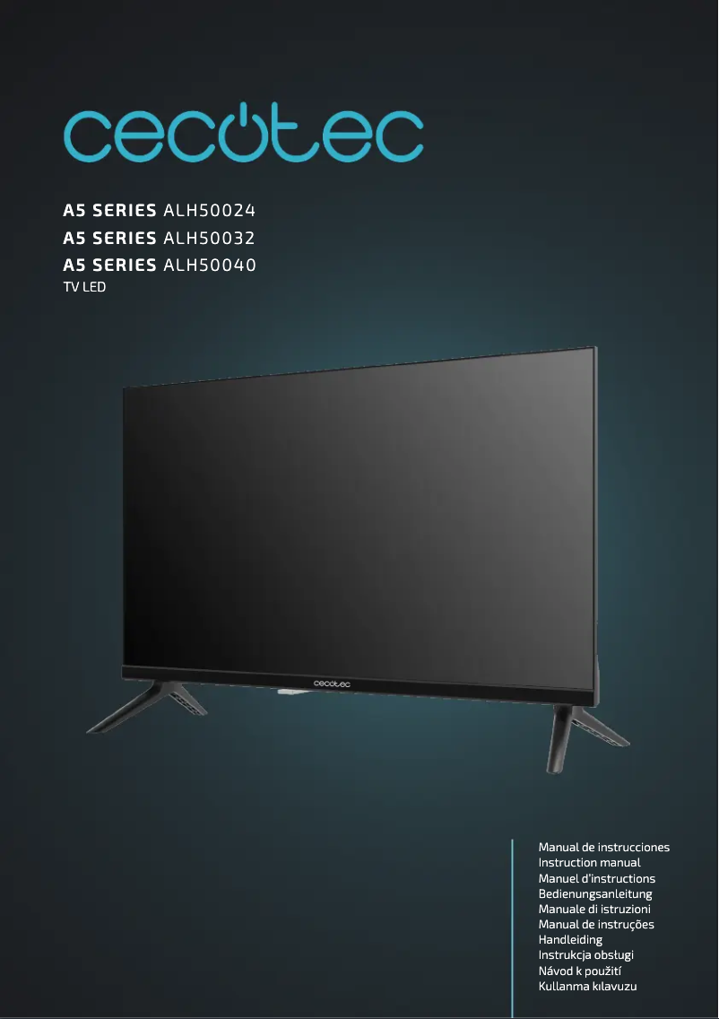 Página 1 del manual Manual de usuario Cecotec A5 SERIES ALH50032