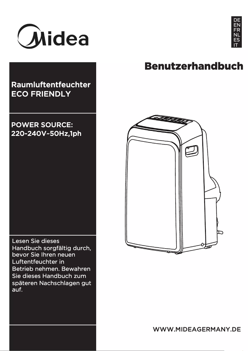 Image de la première page du manuel de l'appareil Mobile Eco 35