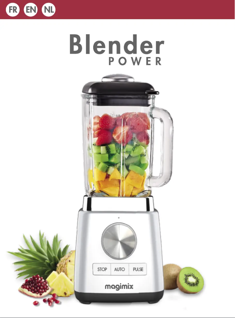 Page 1 de la notice Manuel utilisateur Magimix Blender Power 3