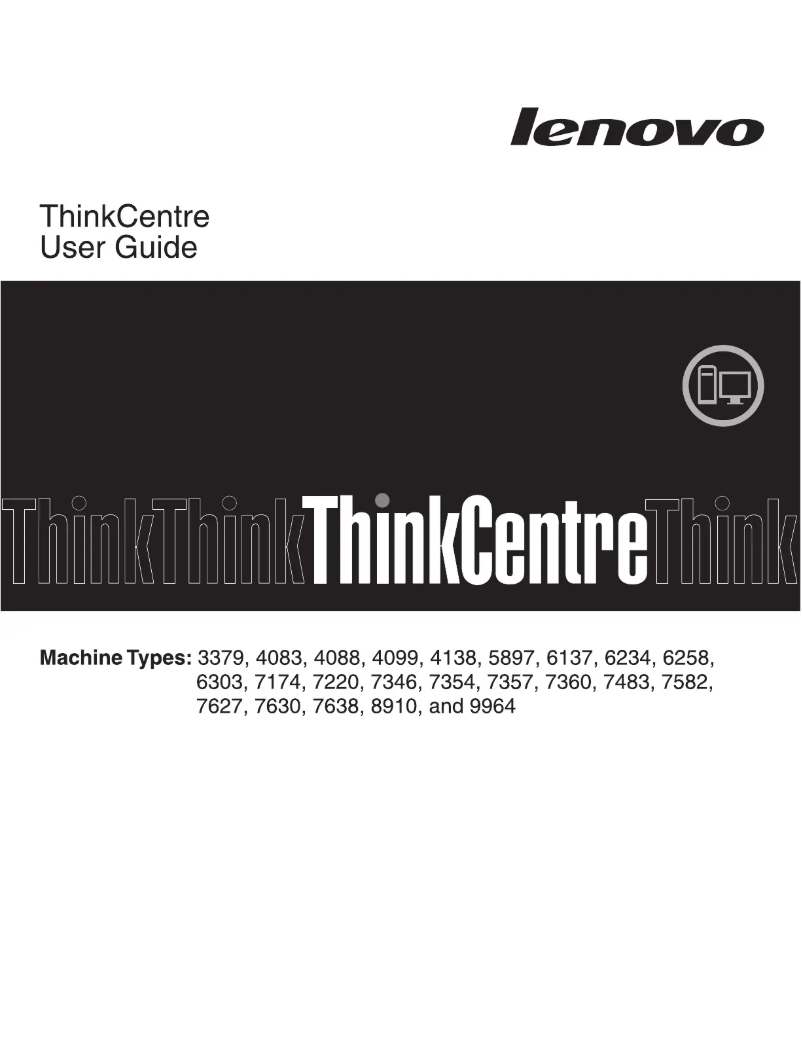 Page 1 de la notice Manuel utilisateur Lenovo ThinkCentre 4099