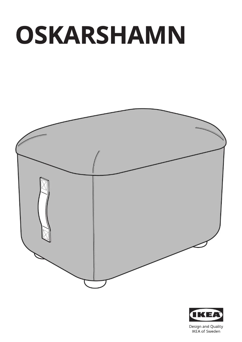 Page 1 de la notice Manuel utilisateur Ikea OSKARSHAMN 105.216.84