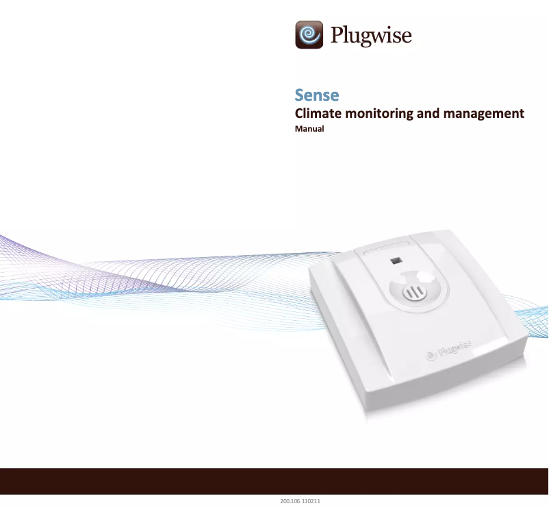Page n°1 - Manuel utilisateur Plugwise Sense 070162