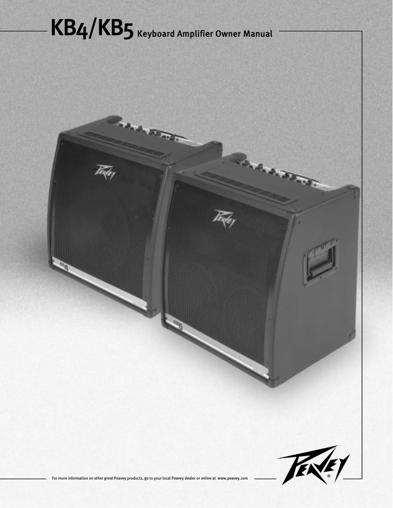 Imagen de la primera página del manual del dispositivo KB5