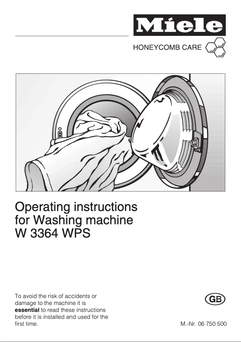 Image de la première page du manuel de l'appareil W 3364 WPS