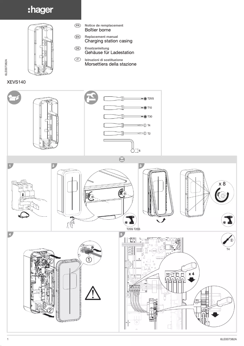 Image de la première page du manuel de l'appareil XEVS140