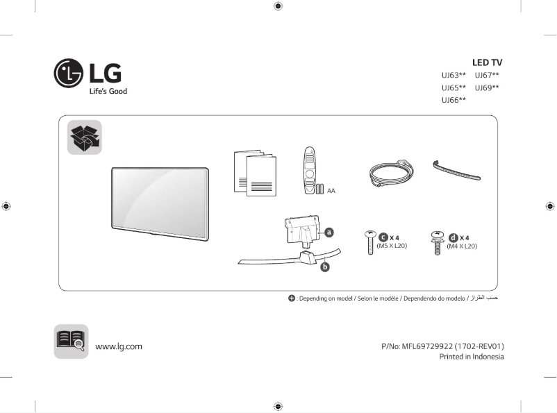 Page n°1 - Manuel utilisateur LG 55UJ634T