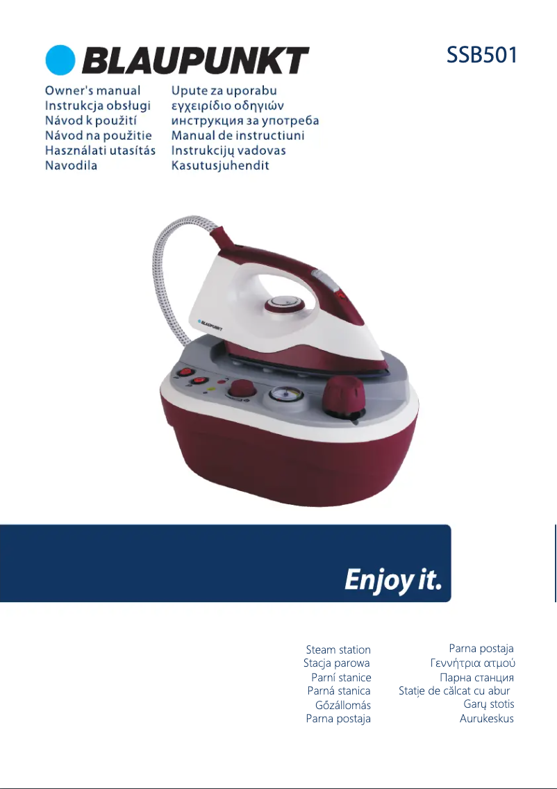 Page n°1 - Manuel utilisateur Blaupunkt SSB501