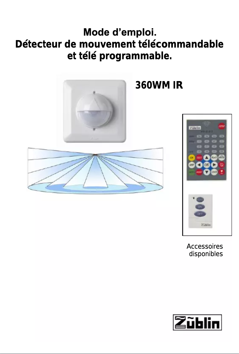 Page 1 de la notice Manuel utilisateur Züblin 360WM IR