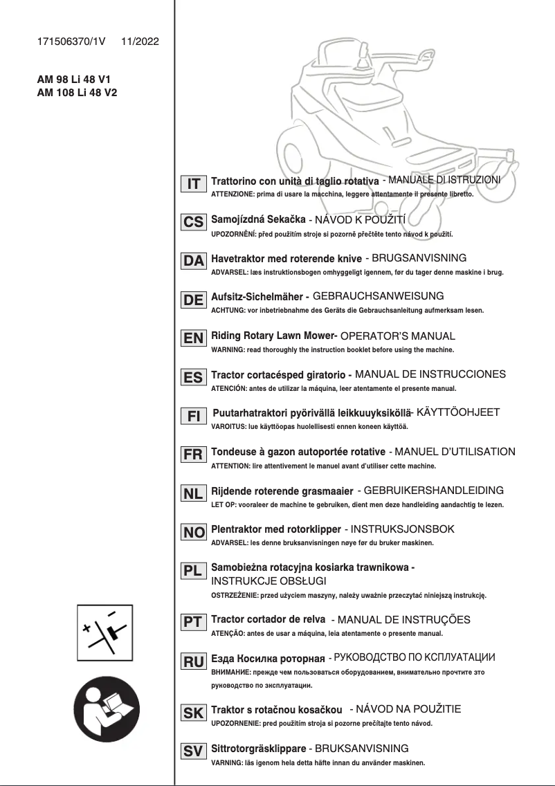 Page 1 de la notice Manuel utilisateur Stiga Gyro 700e