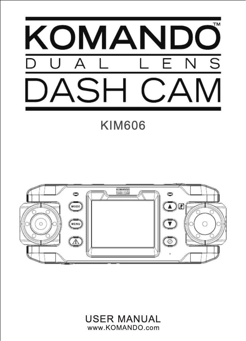 Page 1 de la notice Manuel utilisateur Komando KIM606