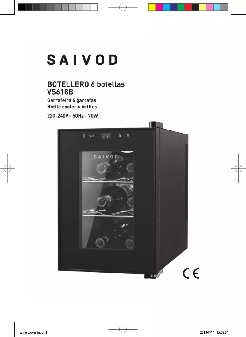 Page 1 de la notice Manuel utilisateur Saivod VS618B