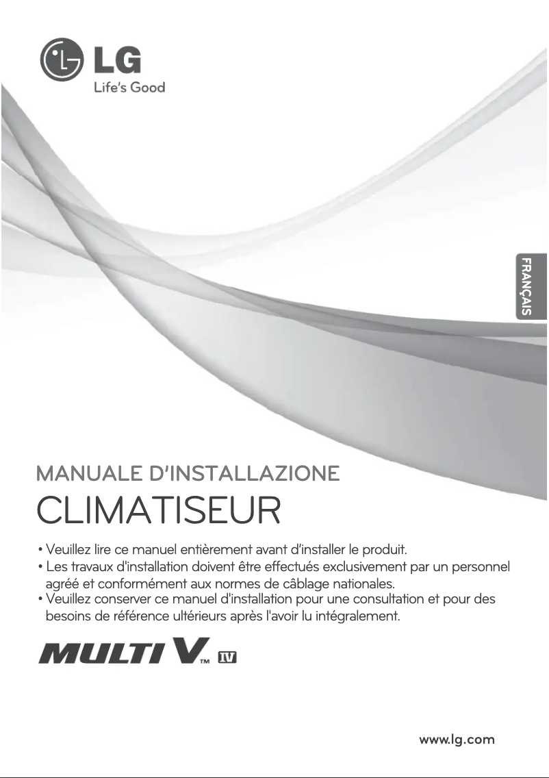 Image de la première page du manuel de l'appareil ARUN180LTE4