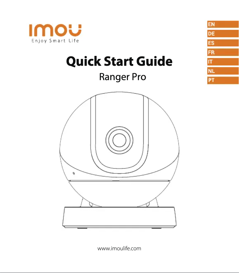 Page 1 de la notice Manuel utilisateur Imou Ranger Pro