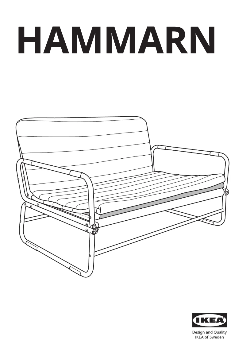 Page 1 de la notice Manuel utilisateur Ikea HAMMARN 003.614.93