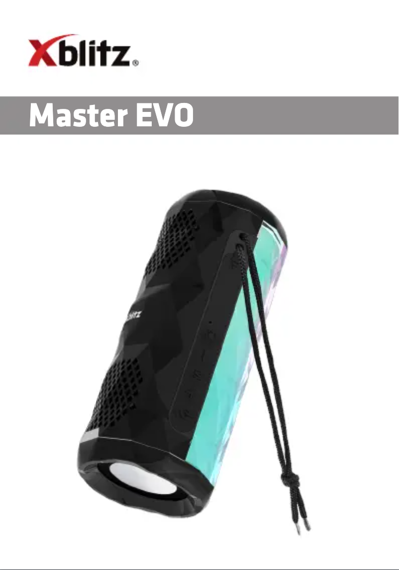 Page 1 de la notice Manuel utilisateur Xblitz Master Evo