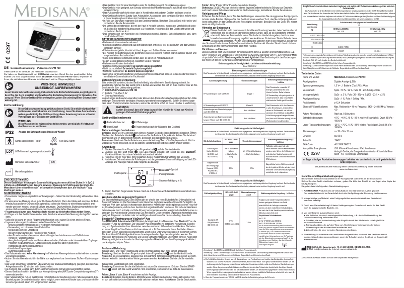 Image de la première page du manuel de l'appareil PM 150