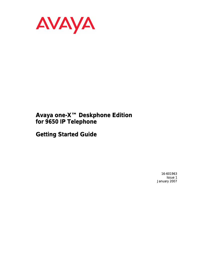 Imagen de la primera página del manual del dispositivo 9650