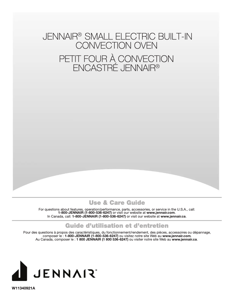 Page n°1 - Manuel utilisateur JennAir JJW6024HM