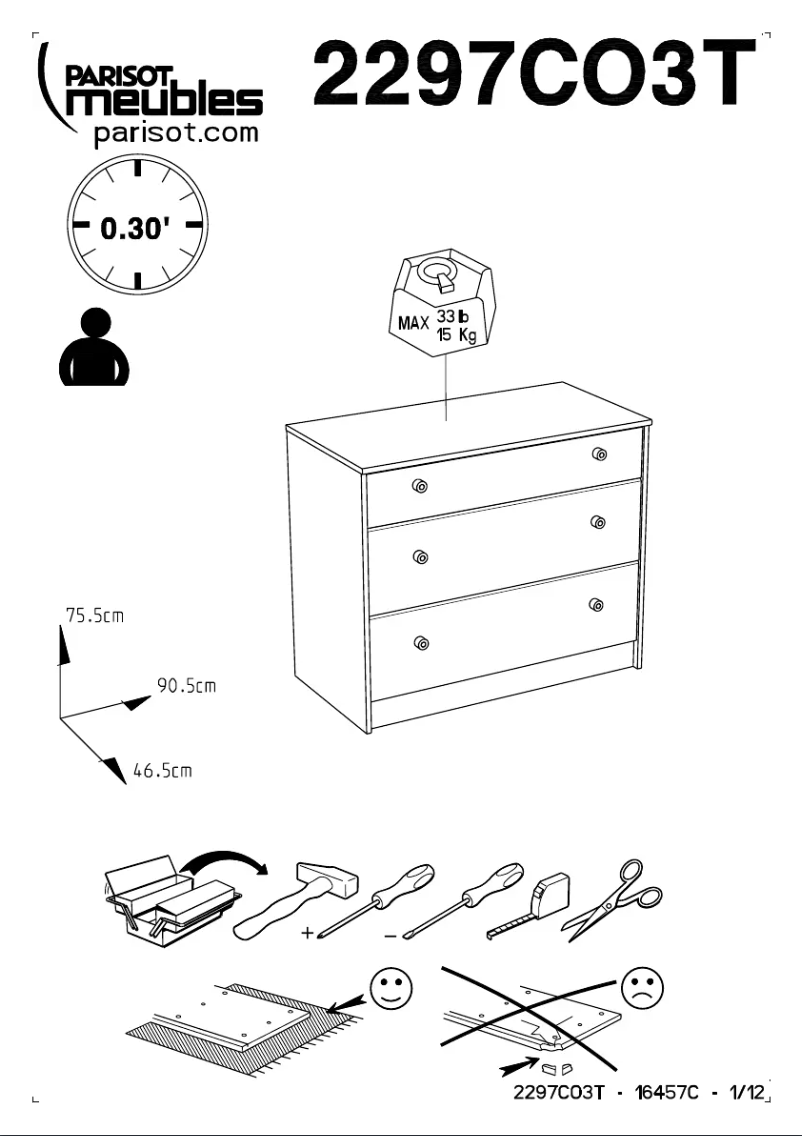 Image de la première page du manuel de l'appareil Lovely Light 2297CO3T