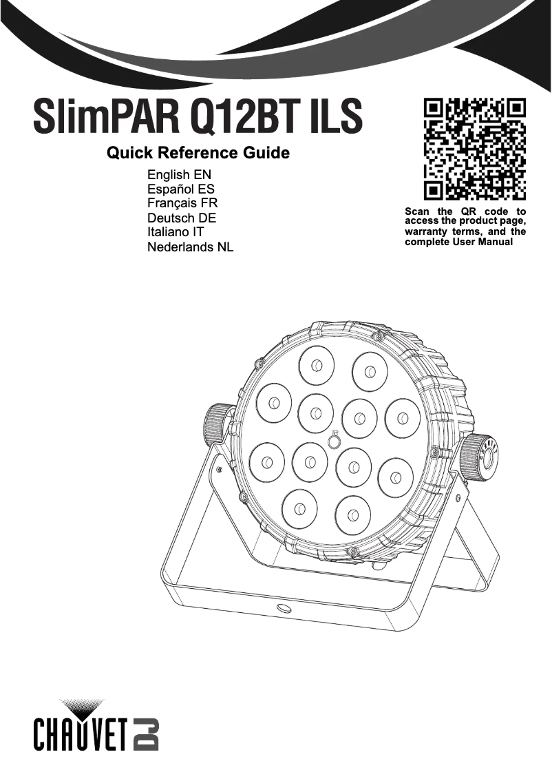 Page 1 de la notice Manuel utilisateur Chauvet SlimPAR Q12BT ILS