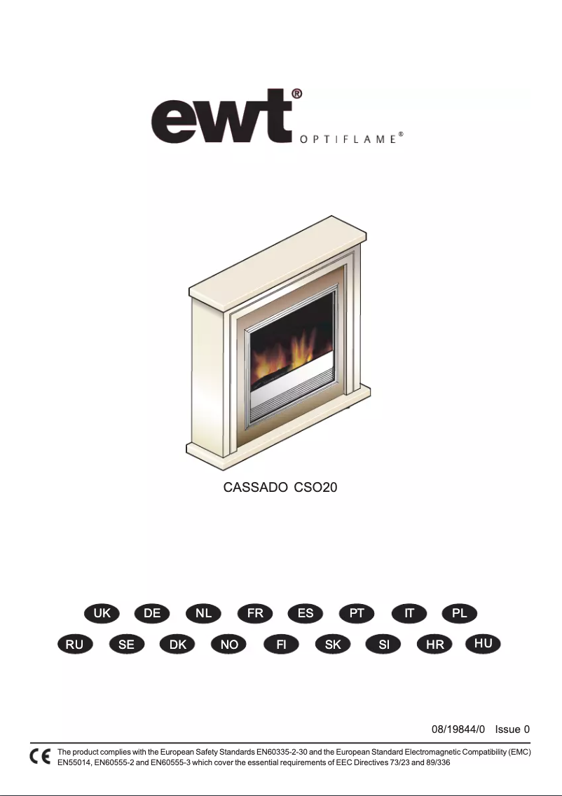 Page 1 de la notice Manuel utilisateur EWT Cassado CSO20